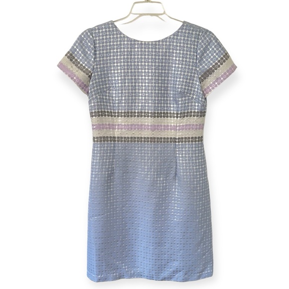 Sara Campbell Dresses & Skirts - Sara Campbell Retro Style Floral Shimmery Sheath Dress Pastel Color (F1)